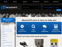 Tablet Screenshot of ibackshift.com